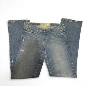 Vintage 2000’s Hollister boot cut flare jeans with ripped details